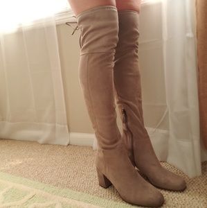 Suede Franco Sarto Over the Knee Boots